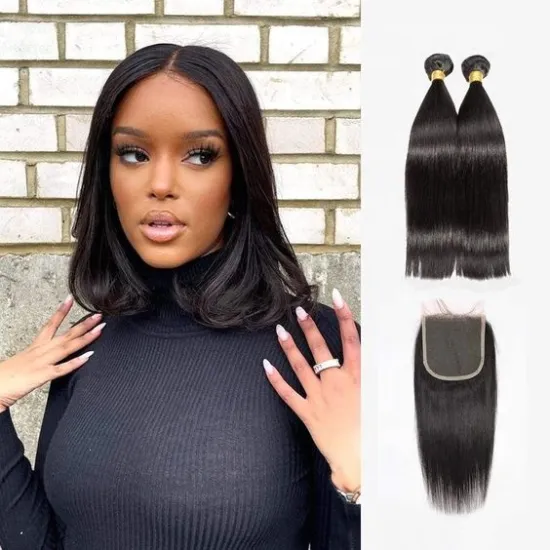 Rebecca Top grade High Quality Straight weave remy hair bundles vendors for virgin hair 100% virgin best human hair extension