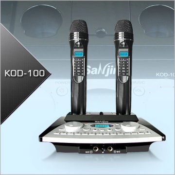 Karaoke System(Portable Karaoke Microphone with inbuilt songs)(KOD-100+SJ-100