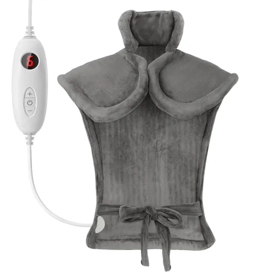 6 Heat Settings LED Display Big Heating Pad for Shoulder and Back