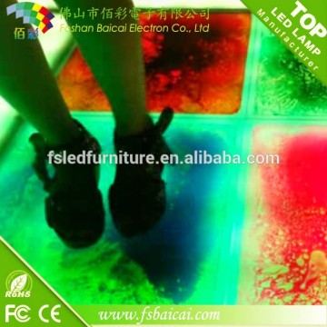 Nwe design LED dance floor/LED illuminated liquid vinyl floor
