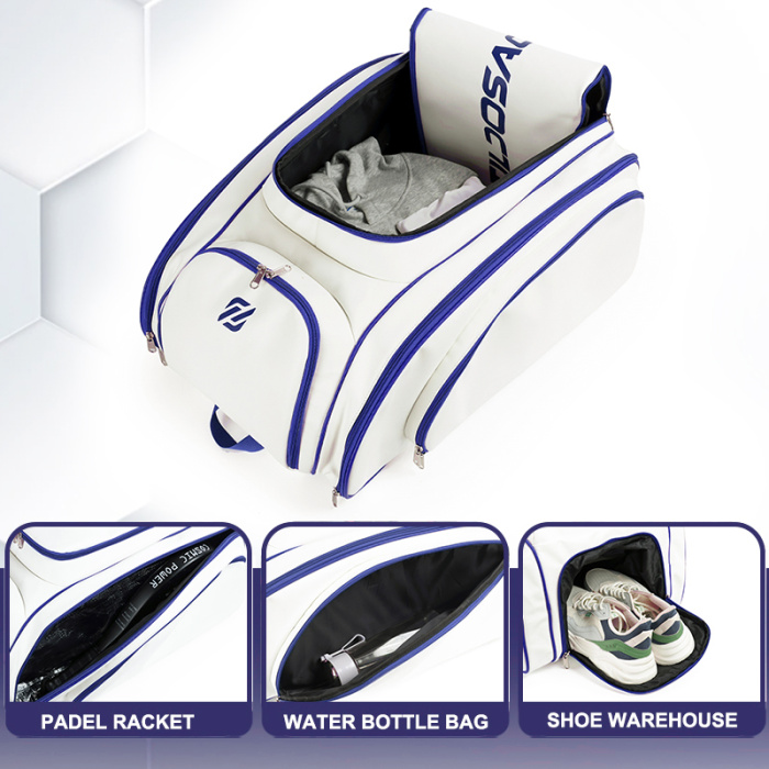 Large capacity padel bag