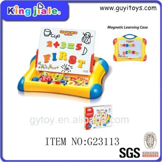 Plastic magnetism letters and number baby guangzhou toy factory