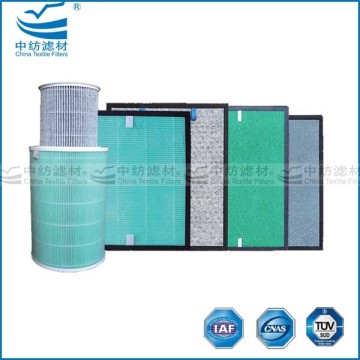 honeycomb active carbon air filter media