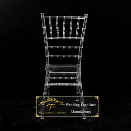 Wholesale Clear Resin Chiavari Tiffany Chairs for Wedding Decorations