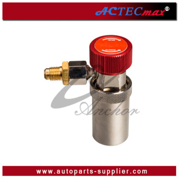 ACTECmax with code number 1206 1/4SAE or M14X1.5 r134a quick coupler