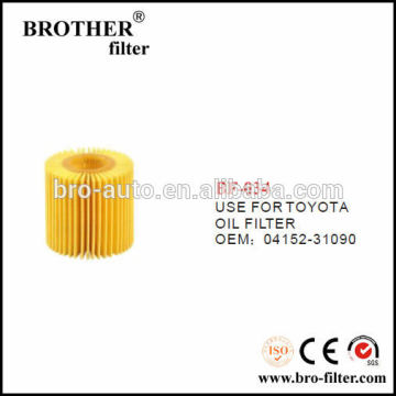 High quality OEM auto element oil filter 0415231090 for Toyota car
