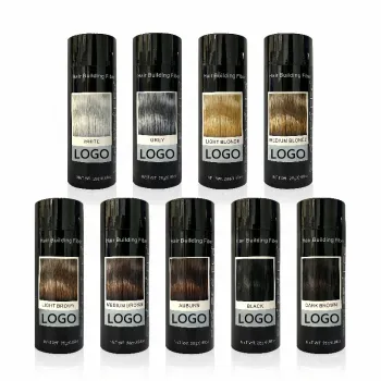 Private Label Hair Loss Product: Volume Hair Spray & Fiber Powder for Thin Hair