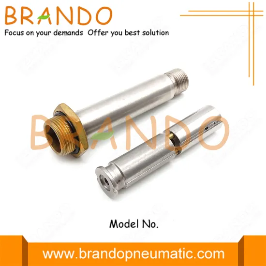 NO 13mm OD Solenoid Armature Assembly Brass Seat