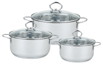 Stainless Steel Cookware Set 6 Pieces