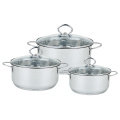 Stainless Steel Cookware Set 6 Pieces