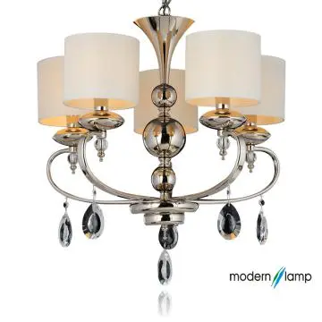 barrel shade chandelier