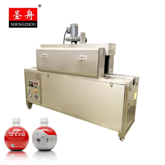 High Efficiency Stainless Steel Beverage Bottle Steam Shrink Sleeve Tunnel Machine