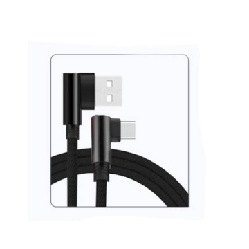 Hot Selling Double Elbow USB Type C to Type C PD Fast Charging Data Cable