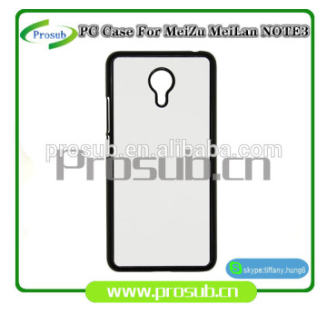 2d sublimation PC plastic blank smartphone case cover for Prosub-meilan note 3