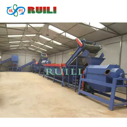 Plastic PET Bottles Recycle Crushing Washing Drying Machines