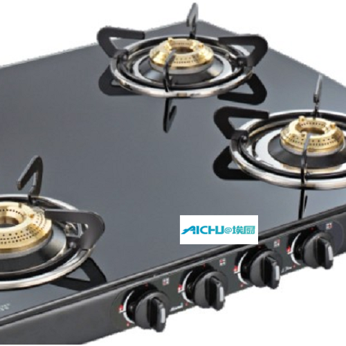 Queimador de Cooktop 4 de vidro temperado Crystal Plus