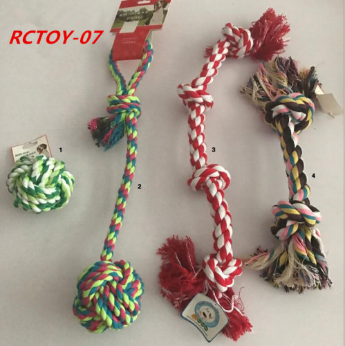 Cottonblend Knotted Dog Rope Toy