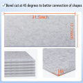 PET Acoustic Panel Home decorative polyester fabric acoustic wall panels Factory