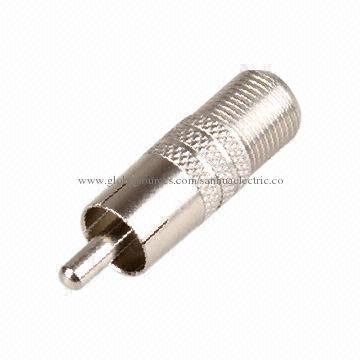 F female to RCA male connectors, OEM/ODM orders are welcome