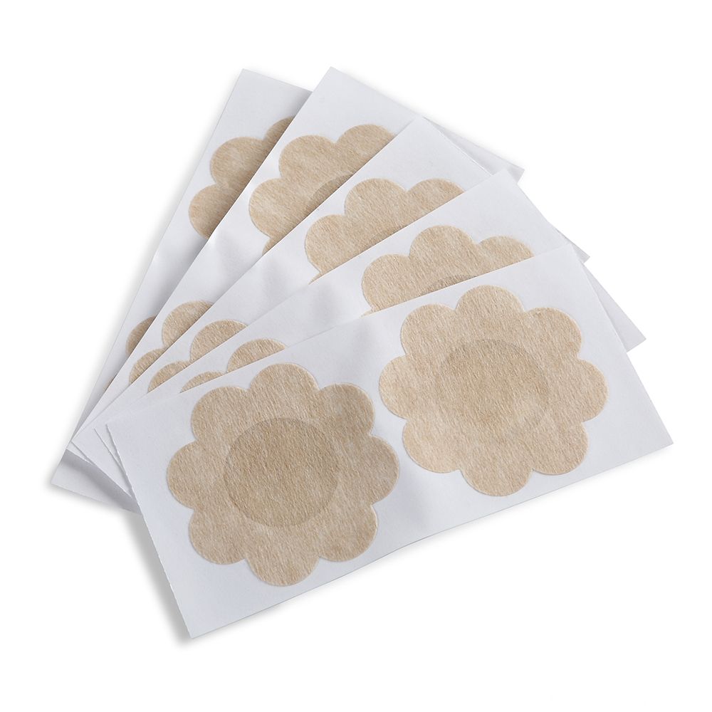 3 Pair Women Upgraded Silicone Nipple Stickers Reusable Breast Nipple Covers Sticker Pad