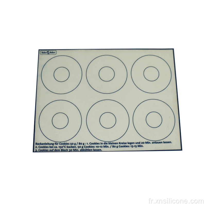 Tapis de cuisson en silicone antiadhésive