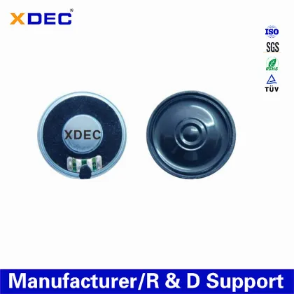 40mm outdoor waterproof IPX5 4ohm 2 w speaker
