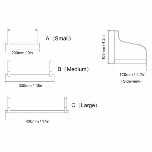 Iron And Wood Wall Rack Display Book Shelf