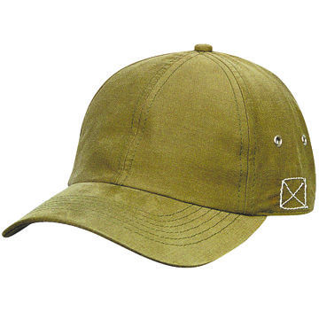 Leisure golf cap, made of soft fine cotton/polyester