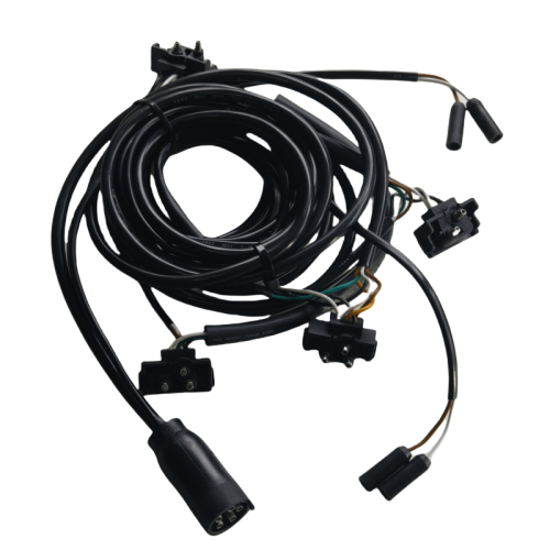 ટ્રેઇલર પ્લગ કનેક્ટર કેબલ 5-7 પીન આરવી રાઉન્ડ એક્સ્ટેંશન વાયરિંગ હાર્નેસ વેધરપ્રૂફ આરવી ટ ing વિંગ કાર માટે