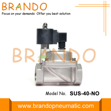 1-1 / 2 &#39;&#39; Válvula solenoide de vapor de sello PTFE 24V 220V