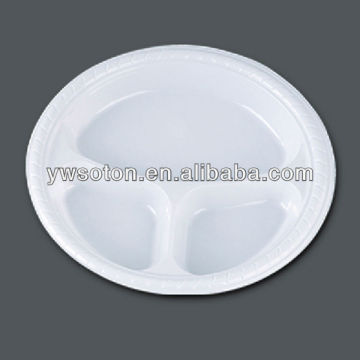 MY10 10inch 3 part plastic plate