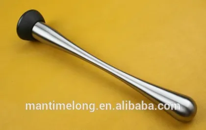 stainless steel bar pestle cocktail muddler for crushing ice barware
