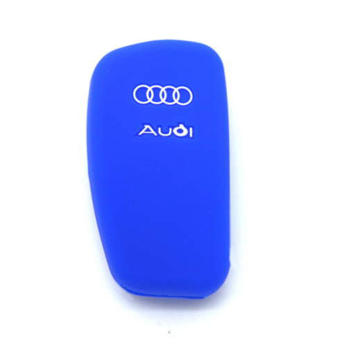 Audi logo silicone car key case
