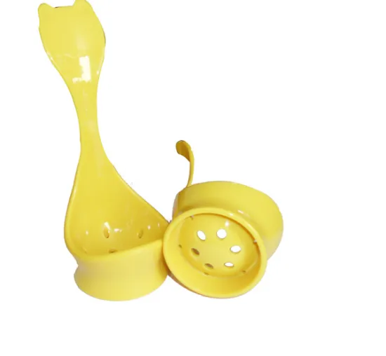 new design for plastic egg spoon