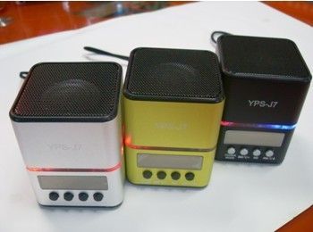 Oem Tf Card, Usb Flash Disk Mini Digital Fm Radio Speaker With Digital Led Screen
