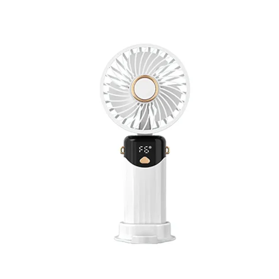  rechargeable handheld mini fan with 3 speeds, USB desk fan and cellphone stand