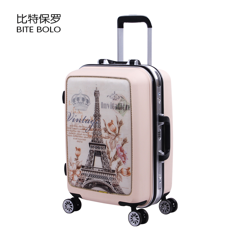 cartoon-cute-lovely-children-luggage-trolley-suitcase