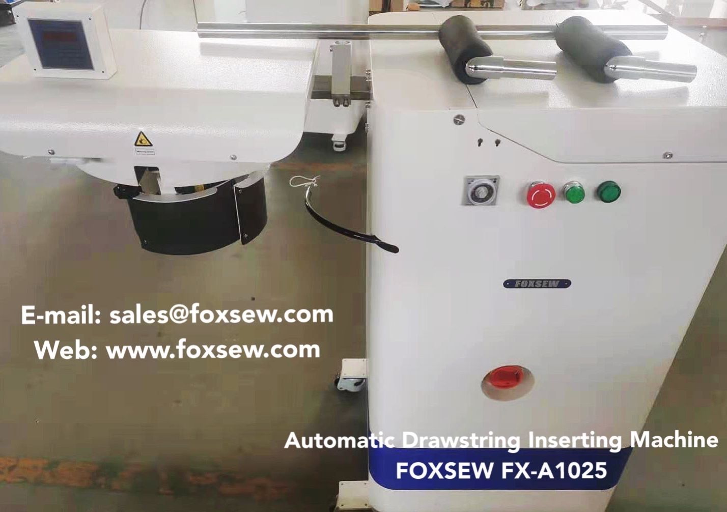 Automatic Drawstring Cord Inserting Machine FOXSEW FX-A1025 -1