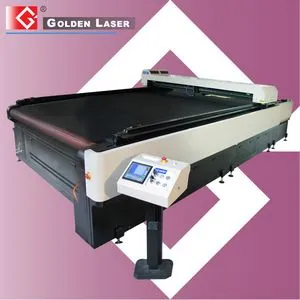 Automatic Textile Laser Cutting Equipment with Conveyor Working Table (CJG-250300LD)