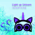 Tai nghe ban đêm Unicorn Cat Ears có ánh sáng