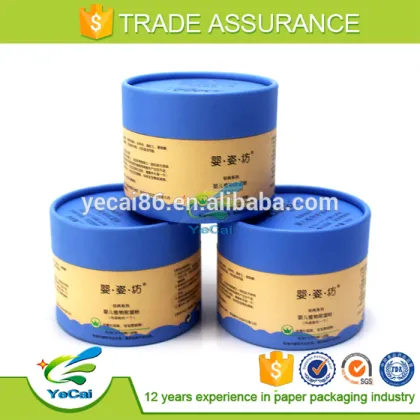 delicate paper cardboard Baby talcum powder tube