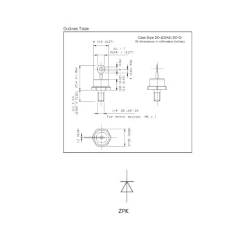 DO5 1800V Fast Recovery Diode STUD