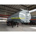 40000 Lít Tri-axle Chất lỏng ăn mòn Tanker Semi-trailers