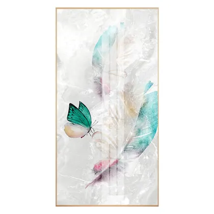 HD Fashion Rectangle Abstract Home Wall Crystal Porcelain Decorative Painting