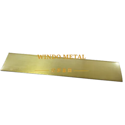Sample Piece of Thin Brass Plate