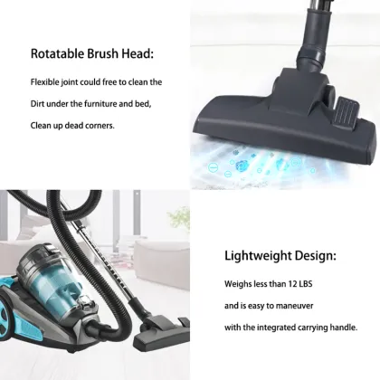 Shiny XL-812 22Kpa Powerful Suction Vacuum Cleaner with Cyclone Technology