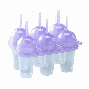Plastic Ice Lolly Mold, Made of PP, Used for Making Ice Lolly (6-corn Shape)