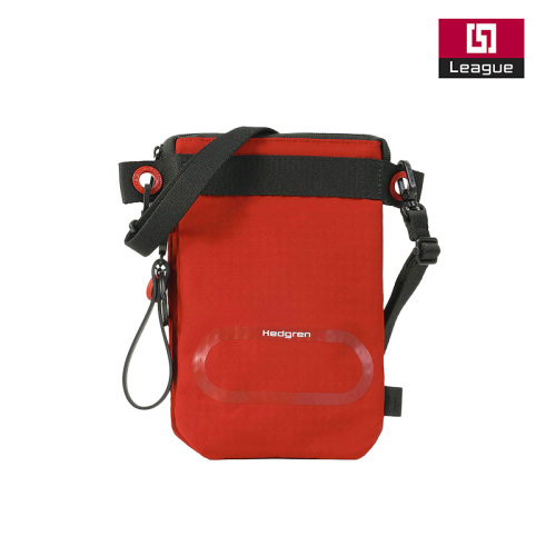 Kırmızı Polyester Açık Seyahat Crossbody Cüzdan