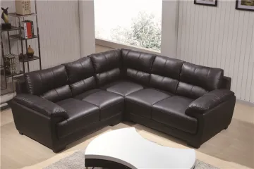 Simple sofa corner leather sofa for living room