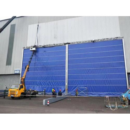 PVC High speed Flexible lift gate stacking door